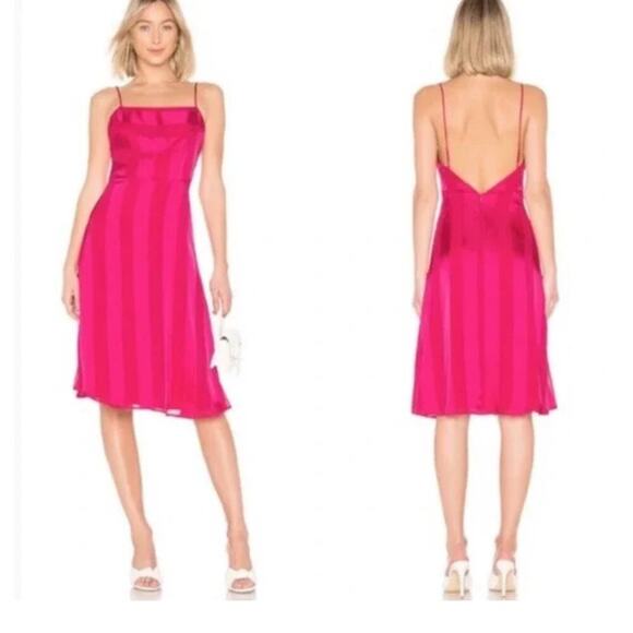 House Of Harlow 1960 X Revolve Striped MIDI Dress - Picture 1 of 6